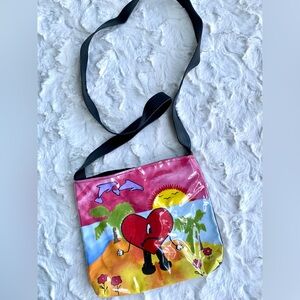 Colorful Heart Design Women's Bag